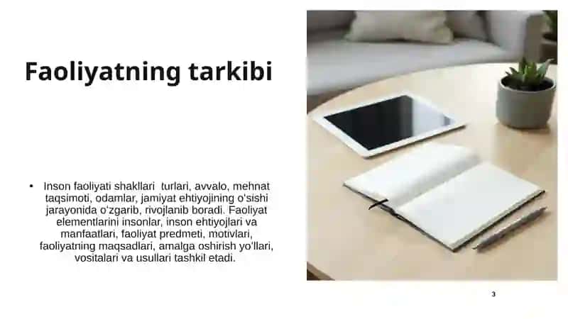 Faoliyat Tuzilishi 3