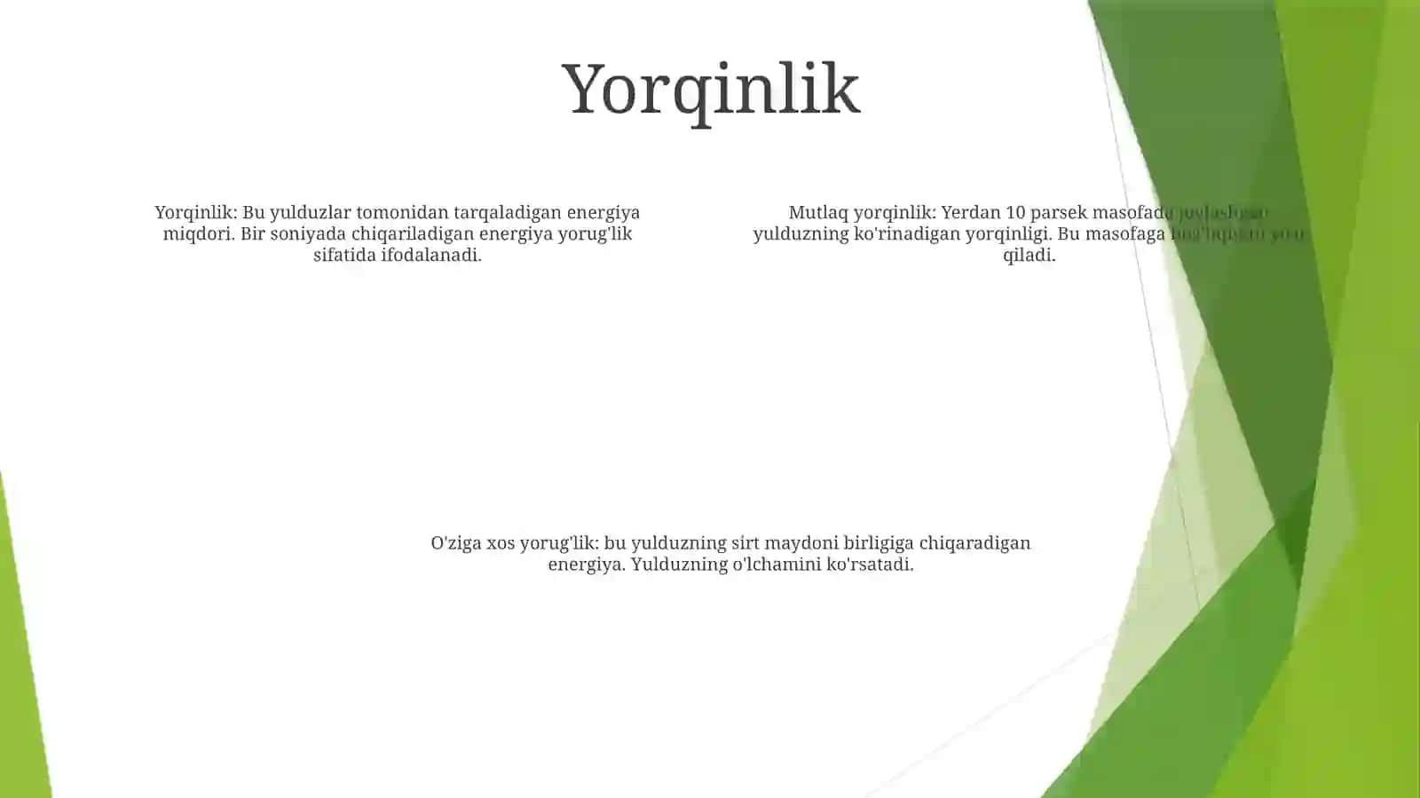 Yulduzlarning Asosiy Xarakteristikasi 3
