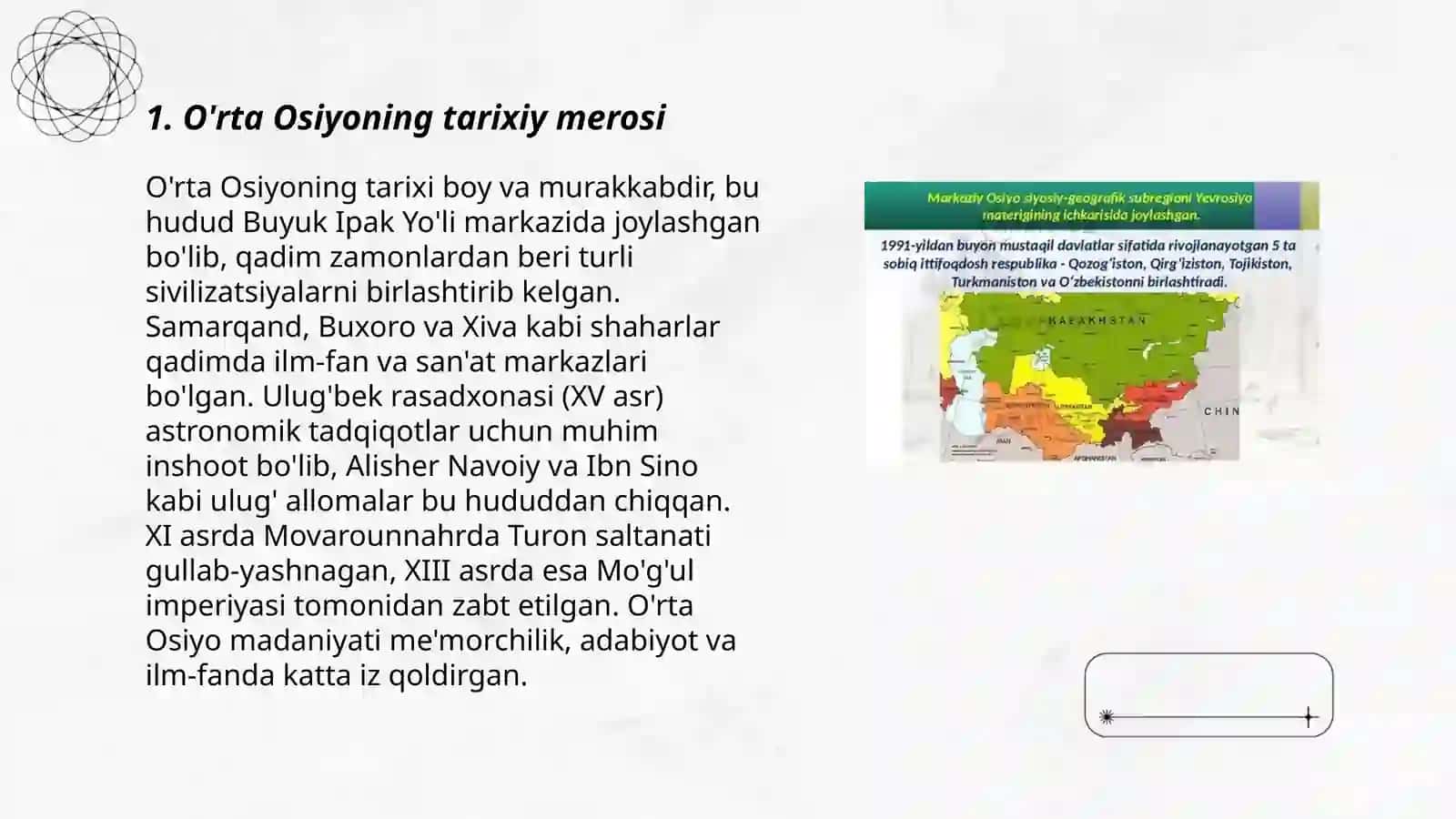 O'rta Osiyoning tarixiy merosi 3