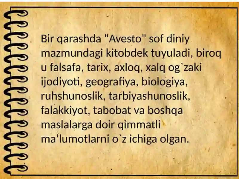 Avestoqadimgiyozmama'rifiyyodgorlik 3