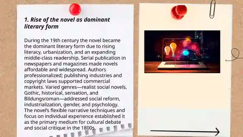Achievements of literature of the 19th century 3