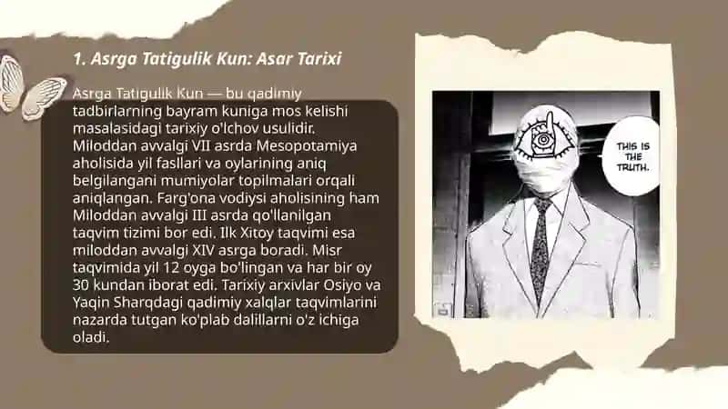 Asrga Tatigulik Kun: Asar Tarixi 3
