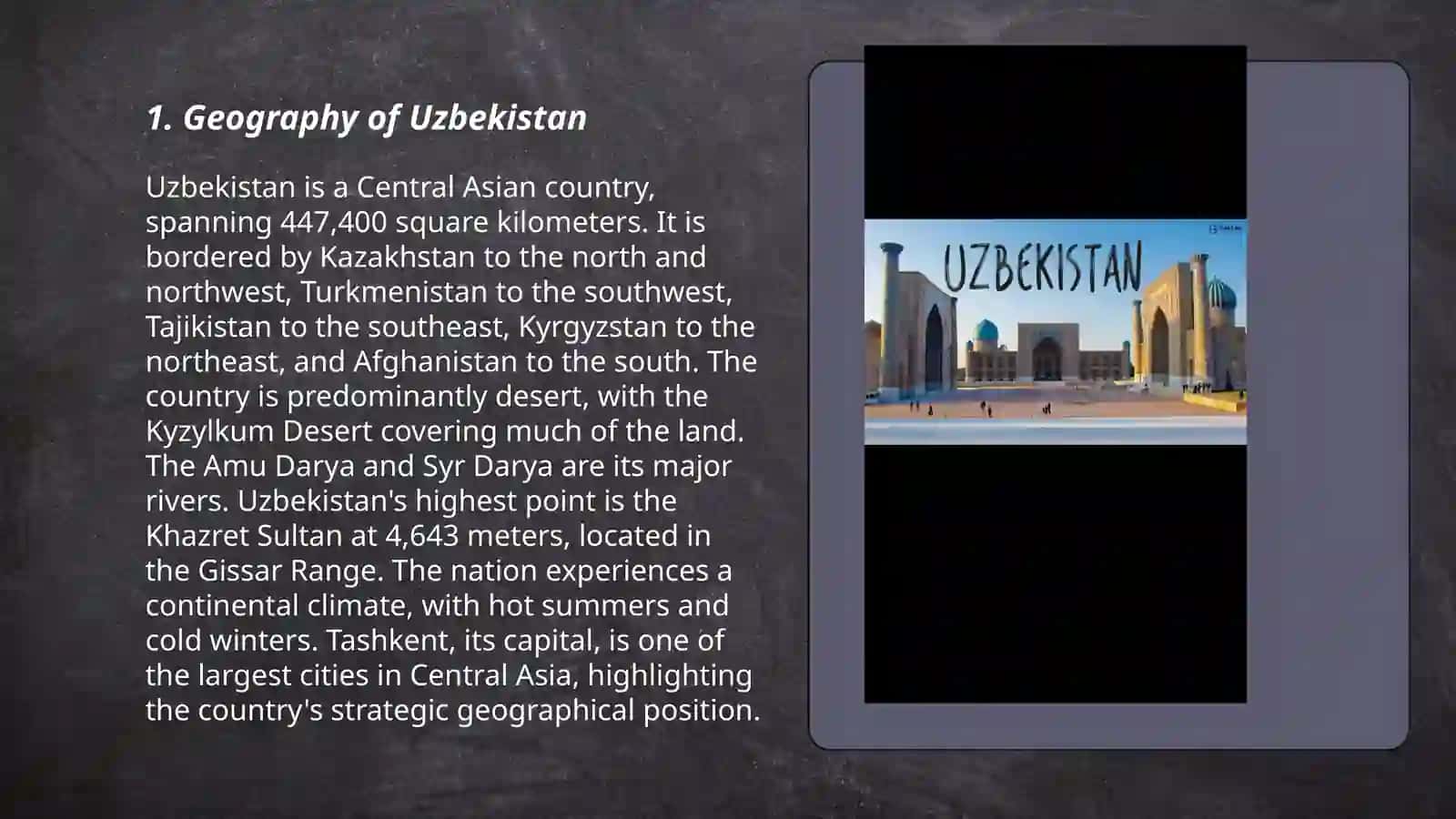 Geography of Uzbekistan 3