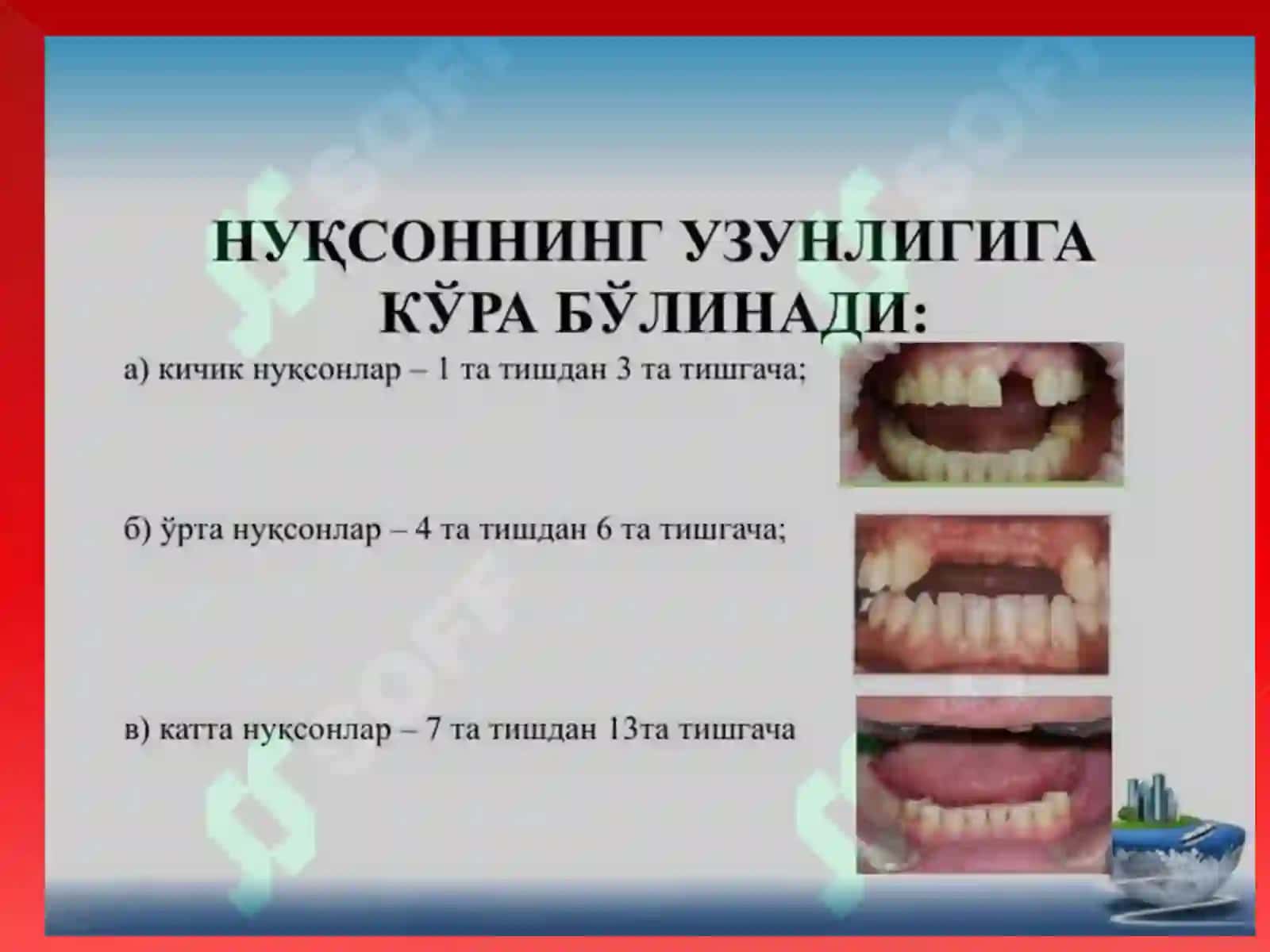 Qismantishsizlikni tasniflash 3