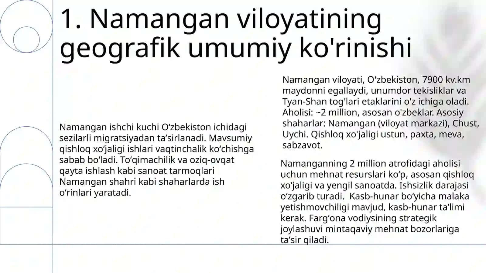 Namangan viloyati va mexnat resurslari 3