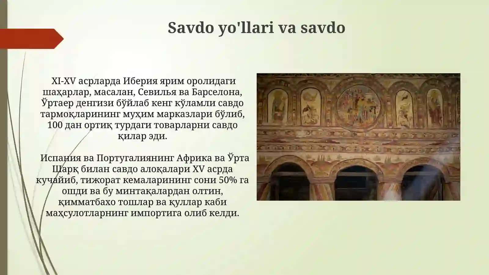 Savdo yo'llari va savdo 3