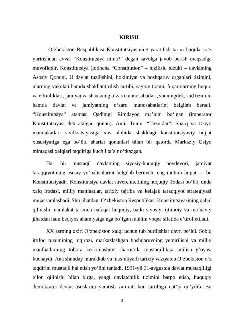O'zbekiston Respublikasi Konstitutsiyasi 3