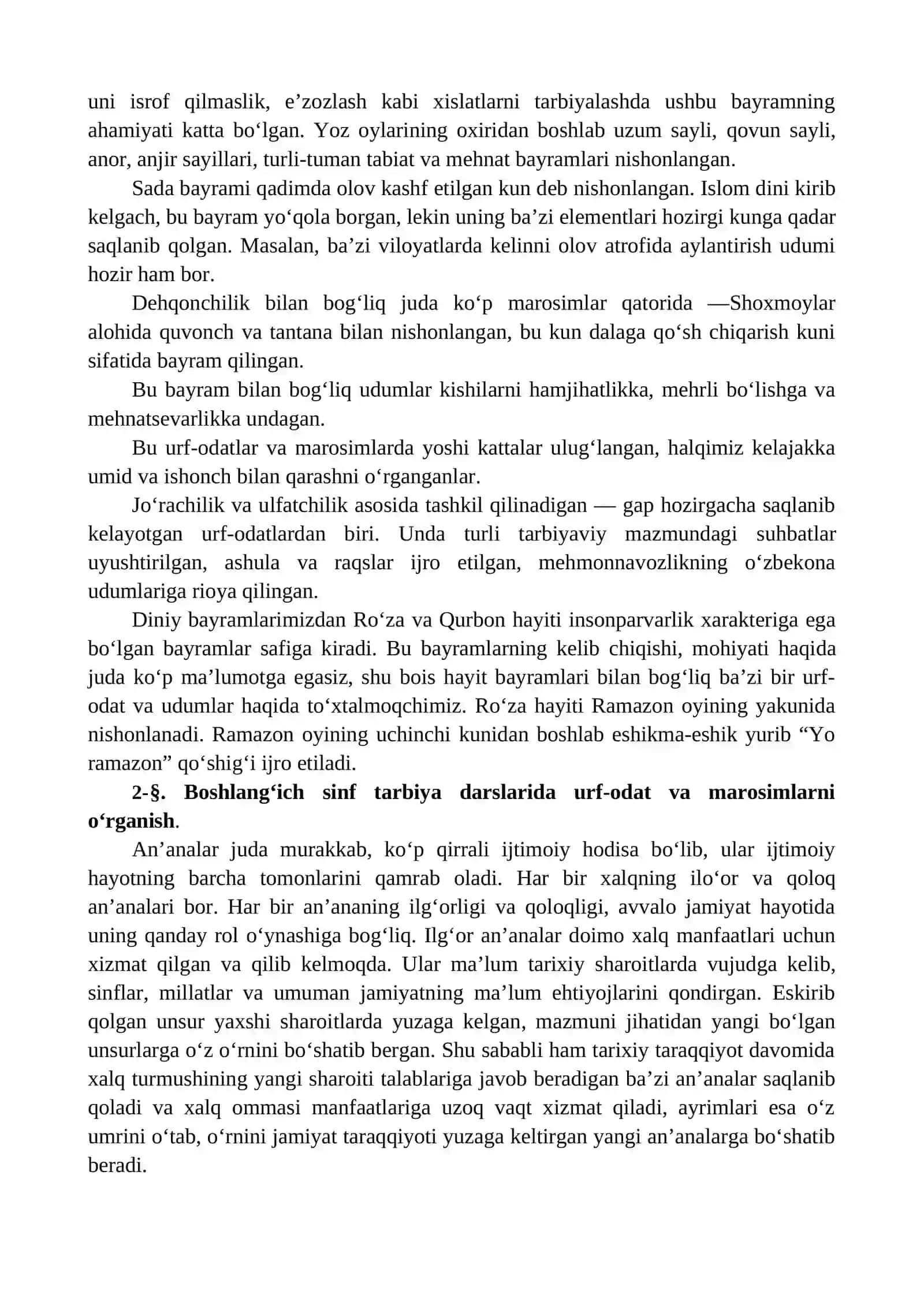 Milliy urf odat, qadriyat va an'analar - tarbiya asosi 3