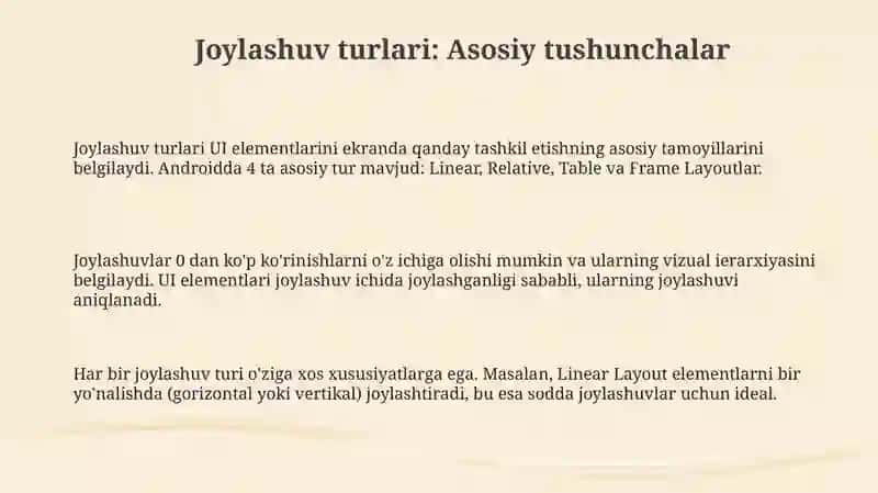 Joylashuv turlari 3