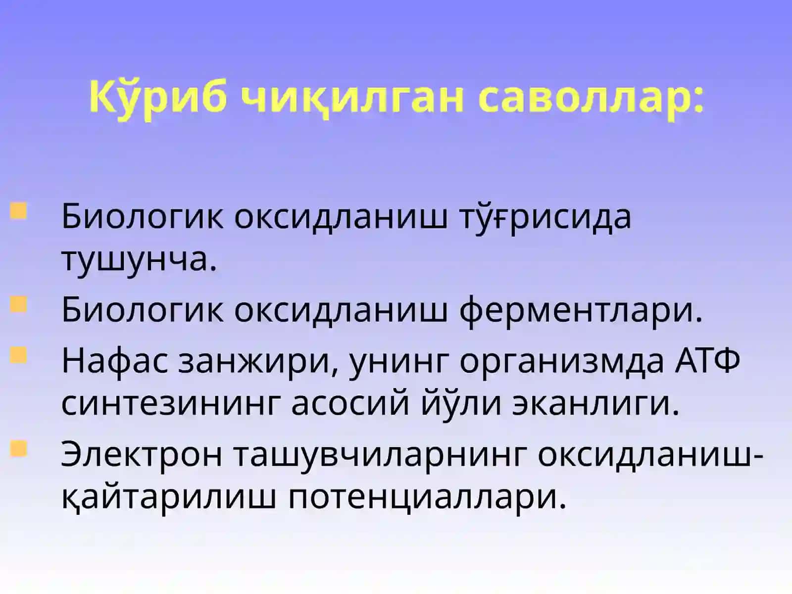 BIOLOGIK KIMYO 3