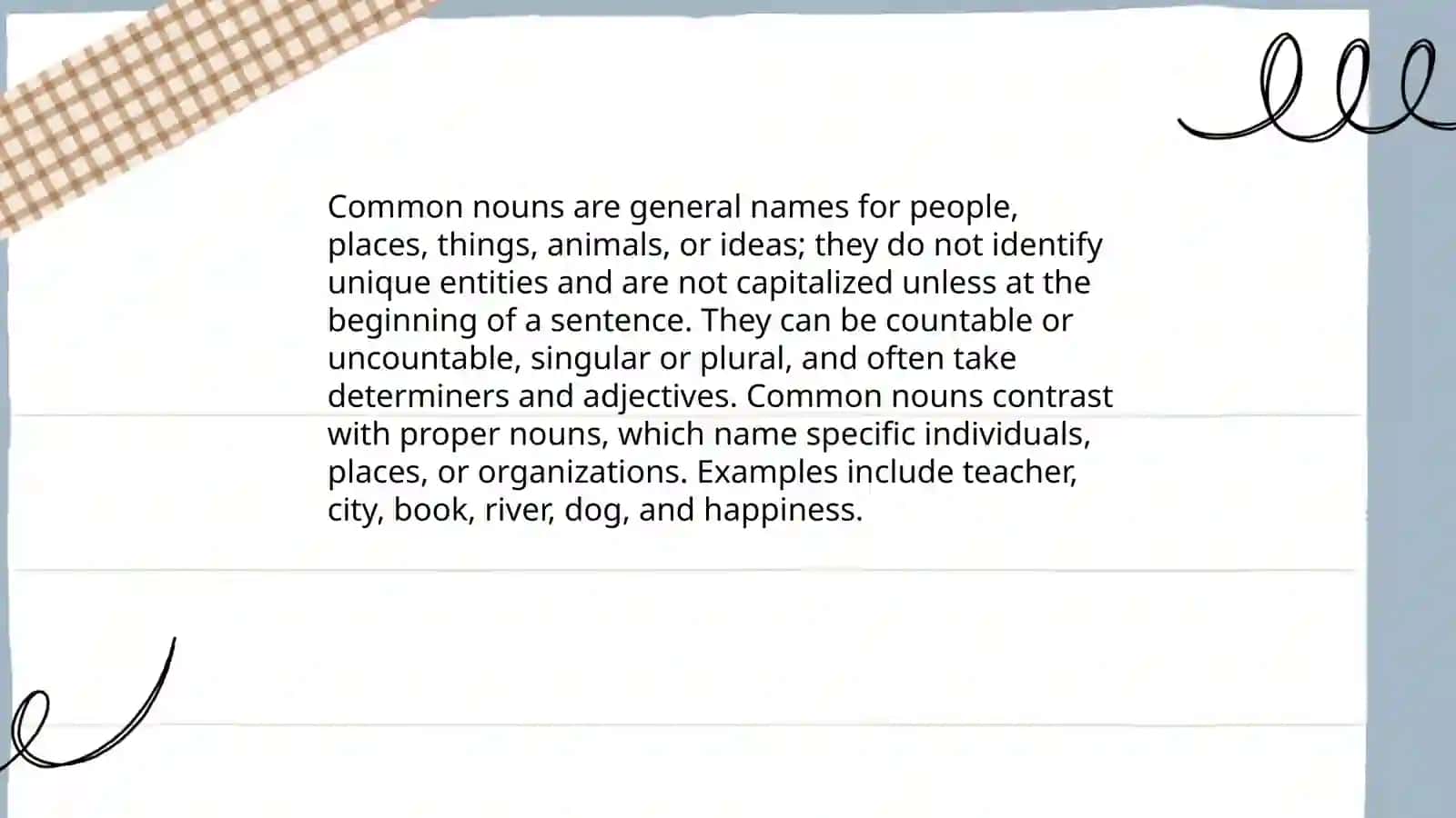 Nouns. Common and proper nouns 3