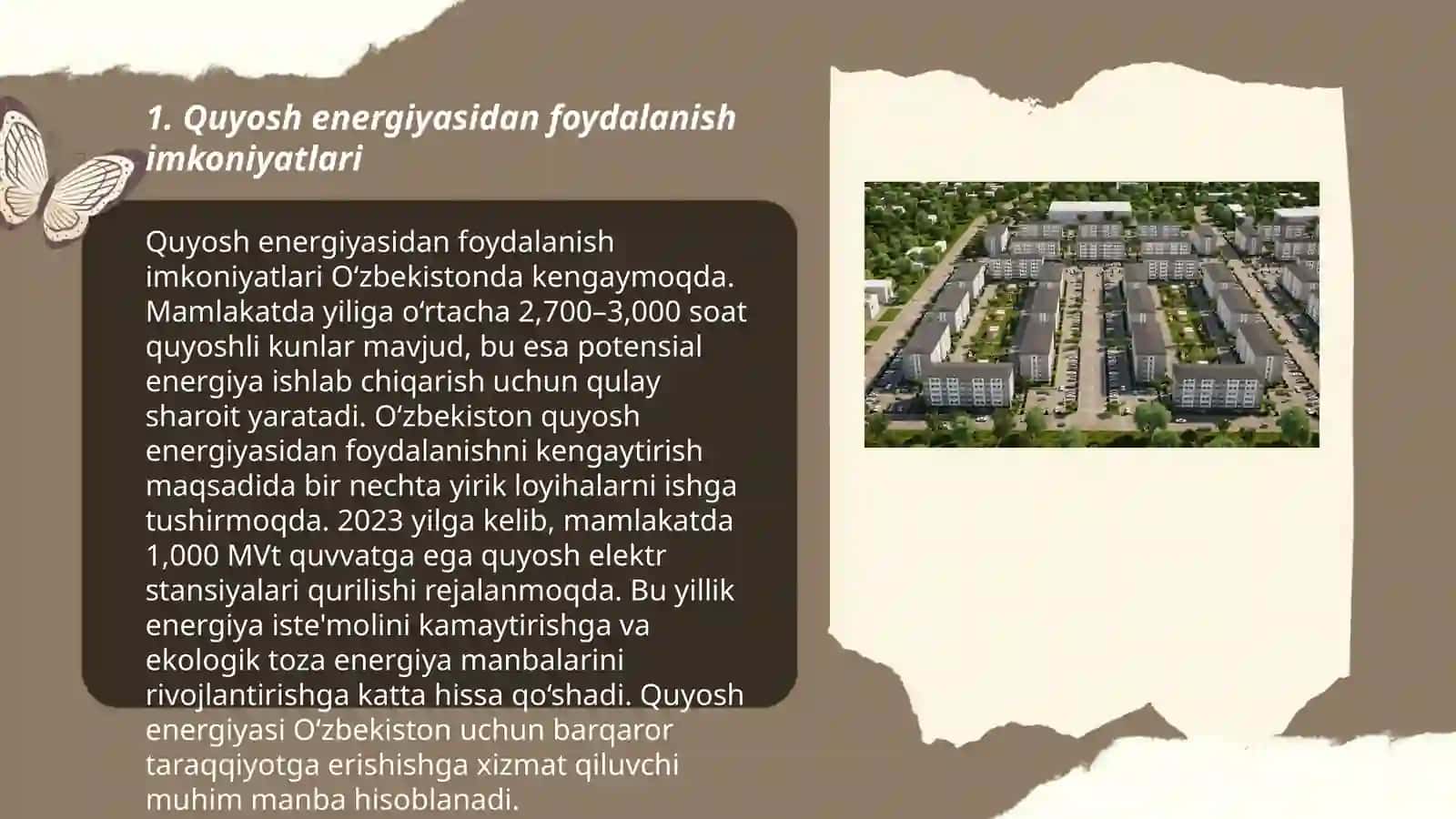 Ikkilamchi energiya resurslari klassifikatsiyasi. Ikkilamchi energiya resurslaridan foydalanish orqali energiyani tejash masalalari 3
