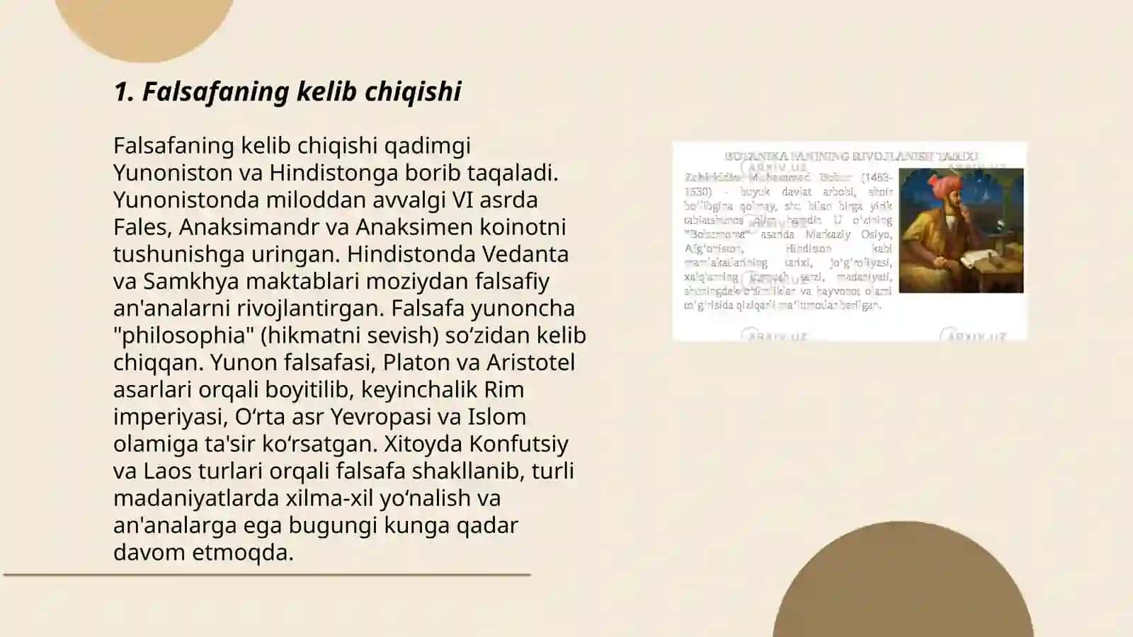 Falsafa faniga kirish 3