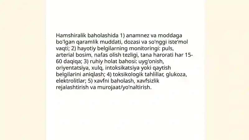 Toksikomaniyada hamshiralik ishi 3