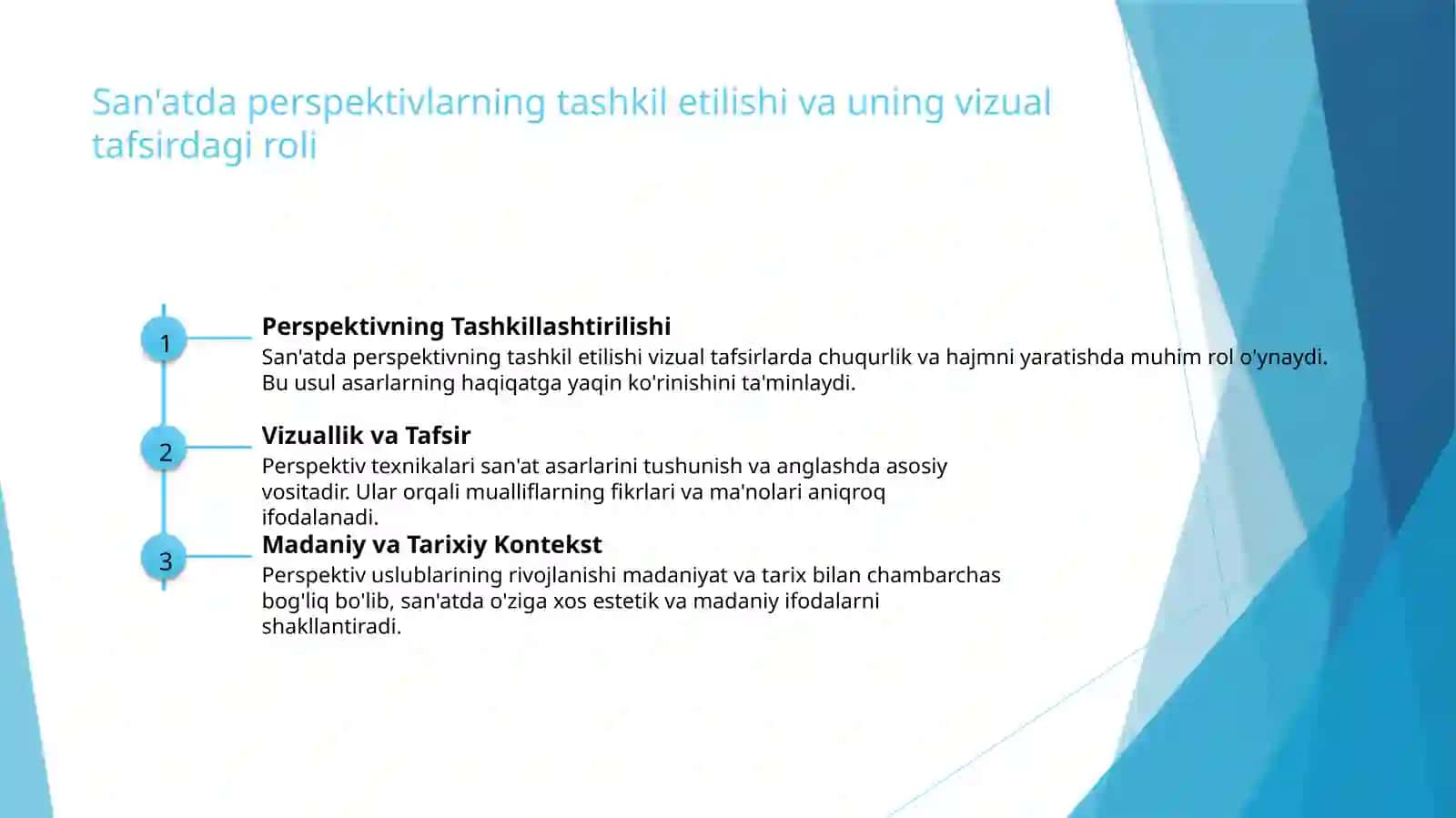Perspektiv obrazni tashkillashtirilishi 3