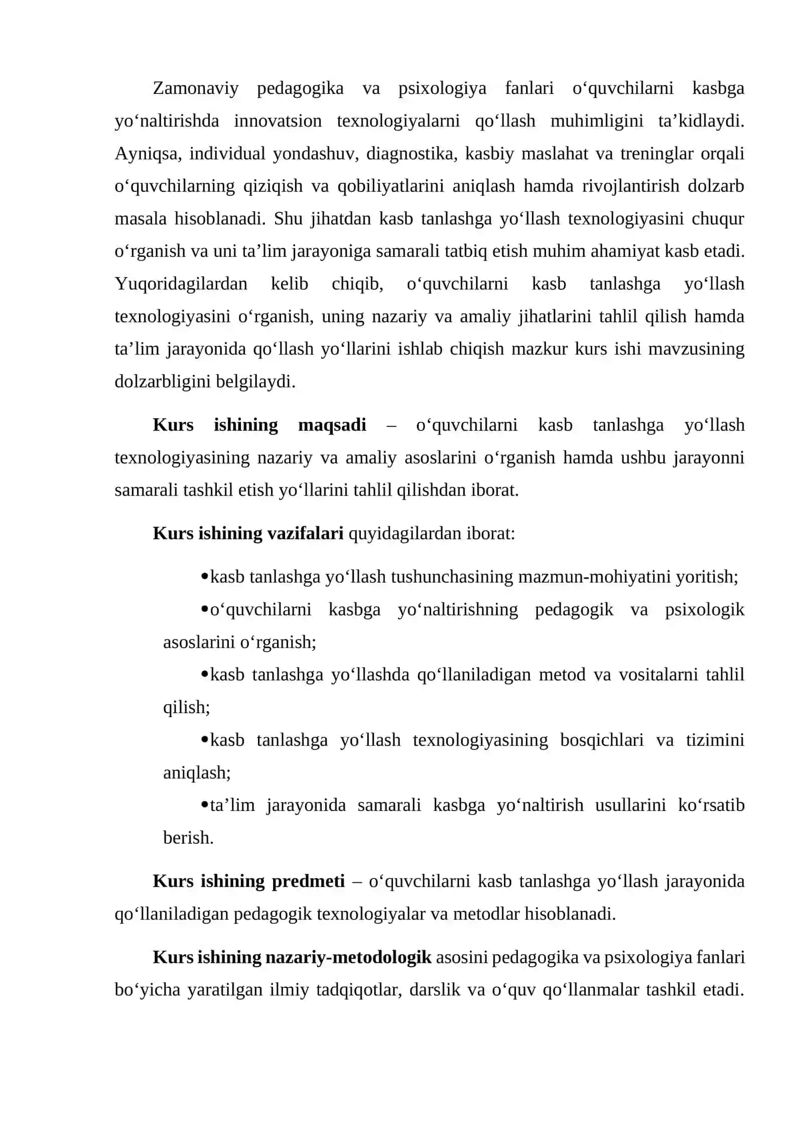 Kasb tanlashga yo’llash texnologiyasi 3