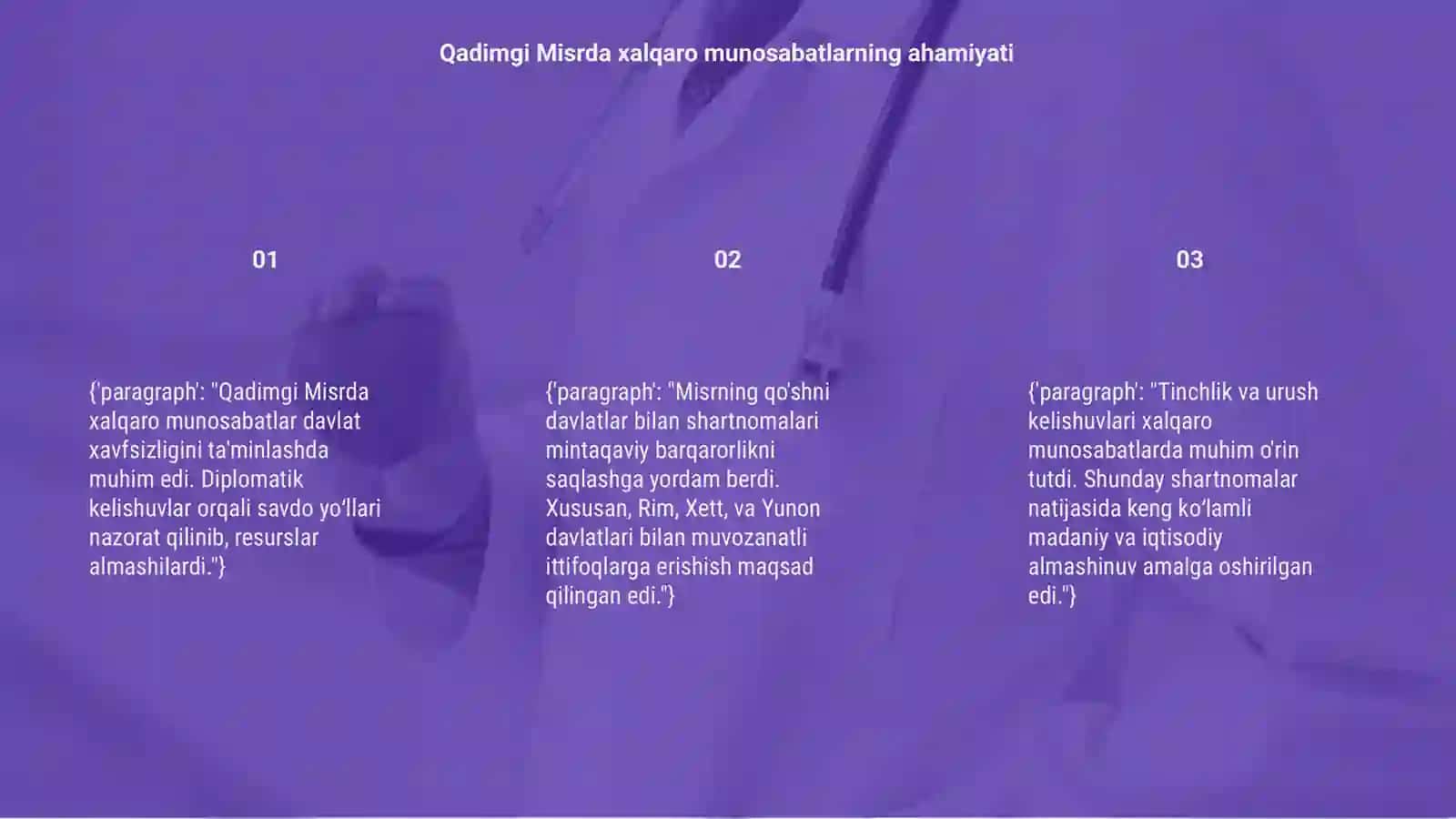 Qadimgi Misrda xalqaro munosabatlari va diplomatiyasi 3