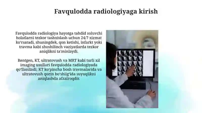 Favqulodda radiologiyaga kirish 3