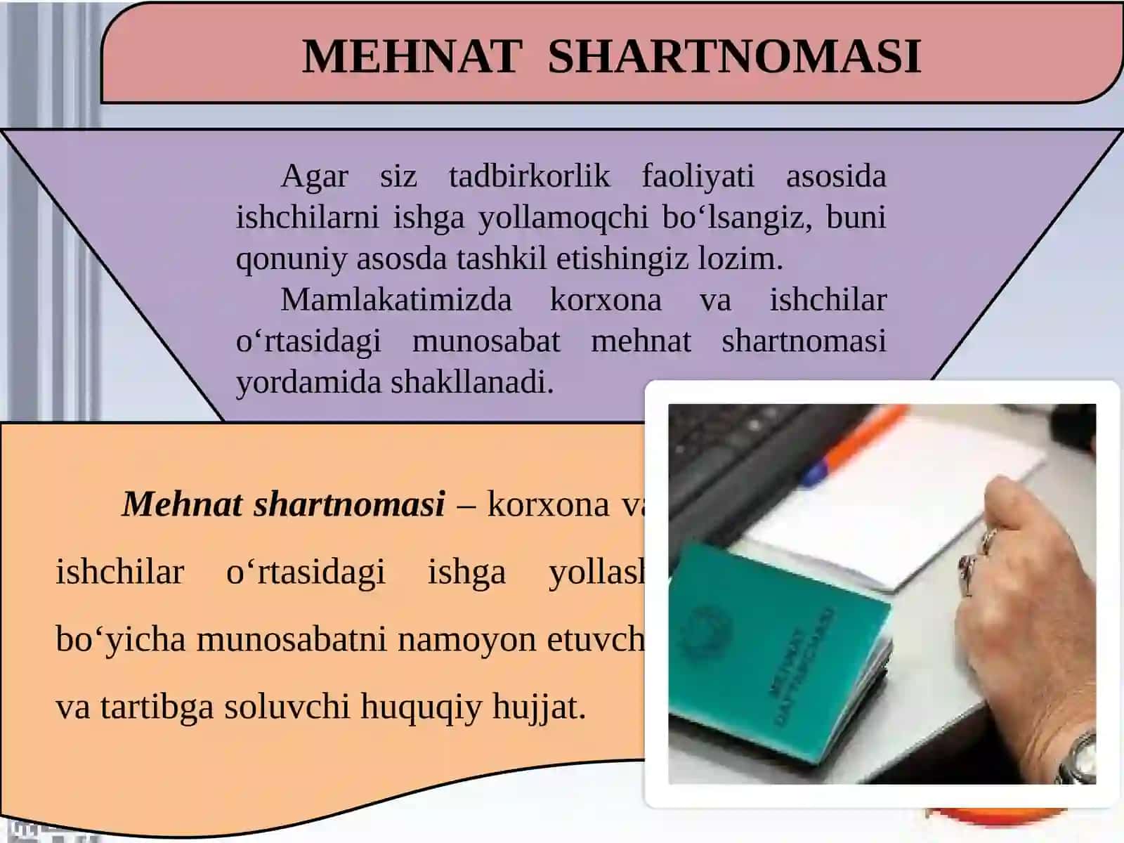 11-sinf Tadbirkorlik asoslari. Korxonada mehnat resurslar 3
