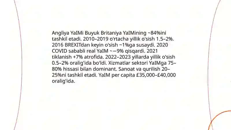 Angliya iqtisodiyoti haqida 3