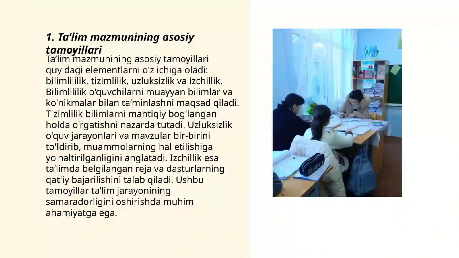 Taʼlim mazmuni 3