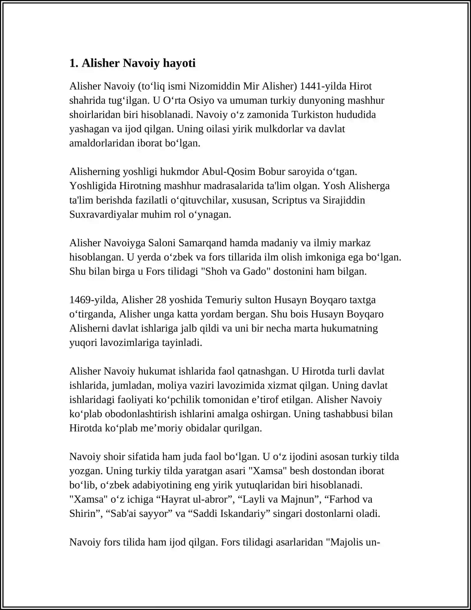 ALISHER NAVOIY 3