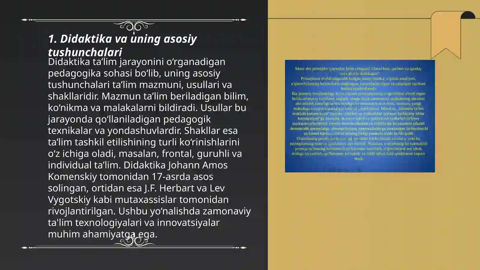 Didaktika va uning asosiy tushunchalari 3