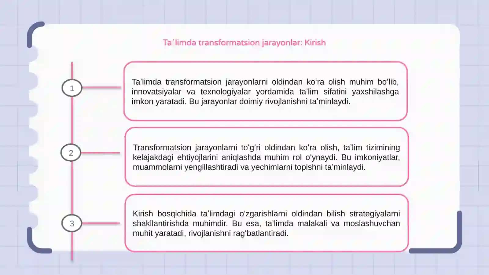 Taʼlimda transformatsion jarayonlarni oldindan koʻra olish 3