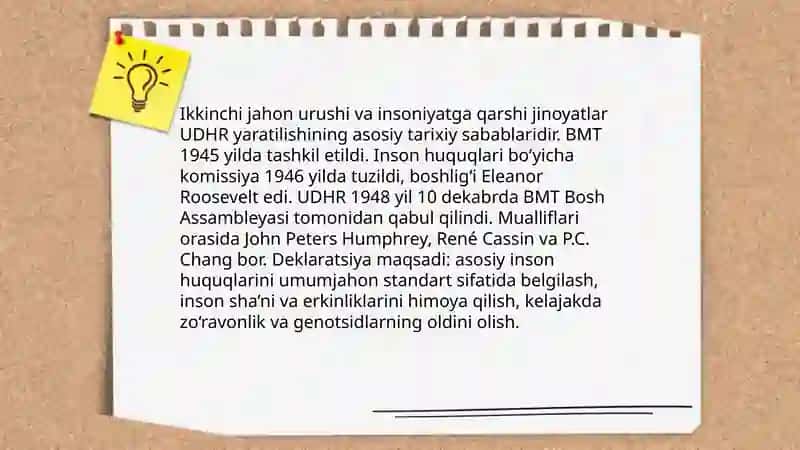 Inson huquqlari deklaratsiyasi 3
