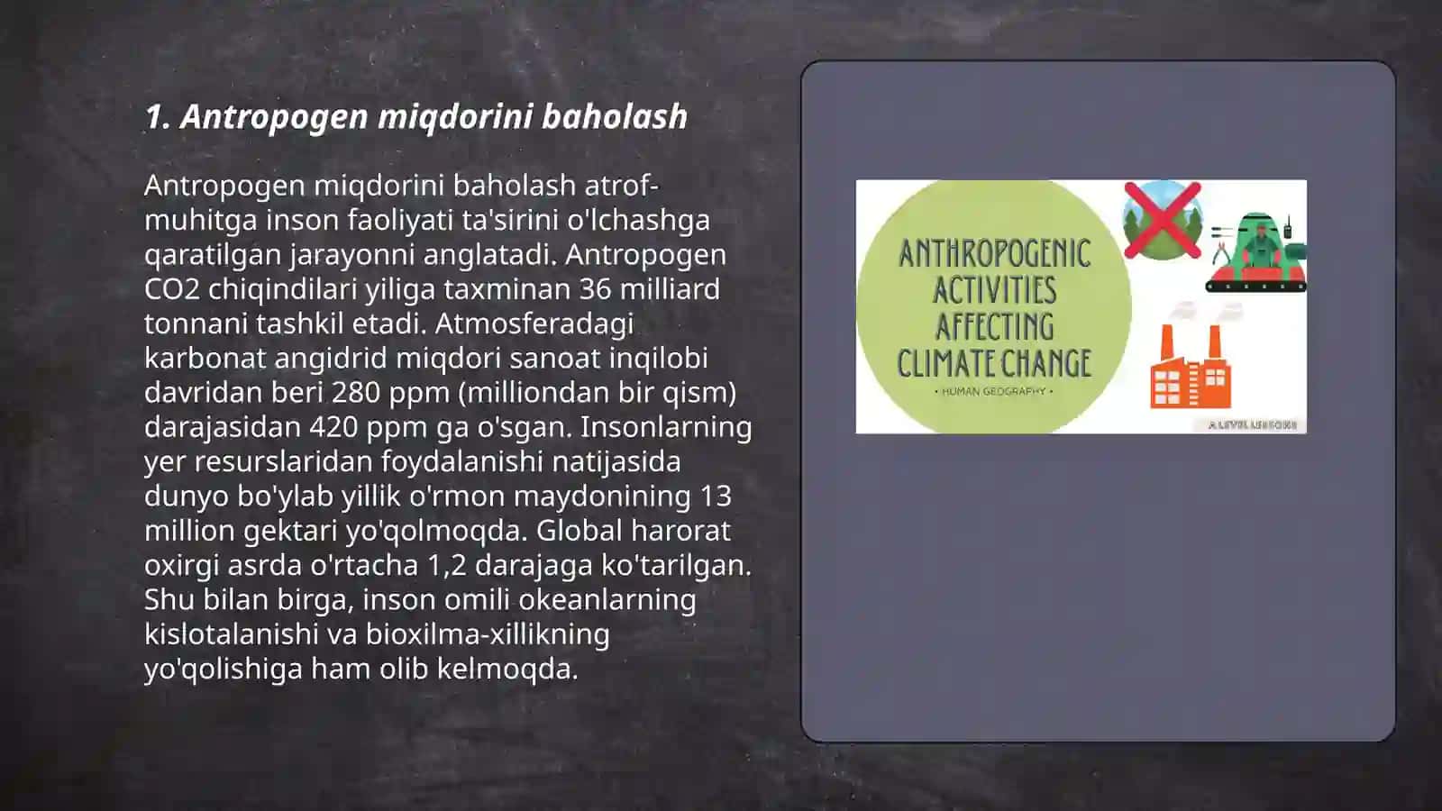 Antropogen omillar 3