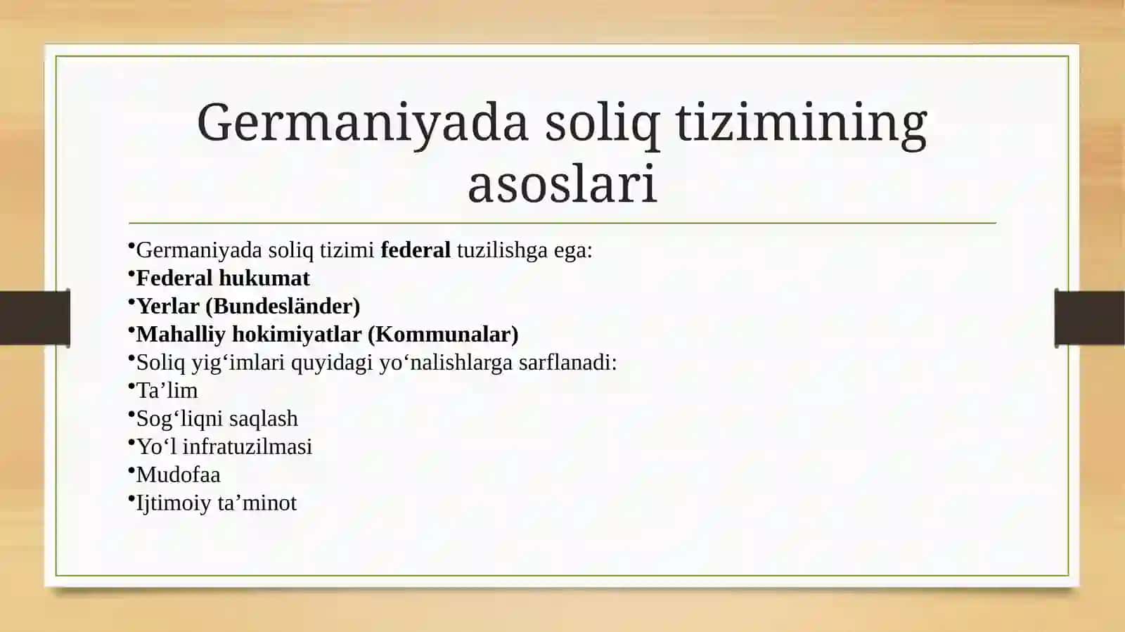 GERMANIYA SOLIQ TIZIMI 3