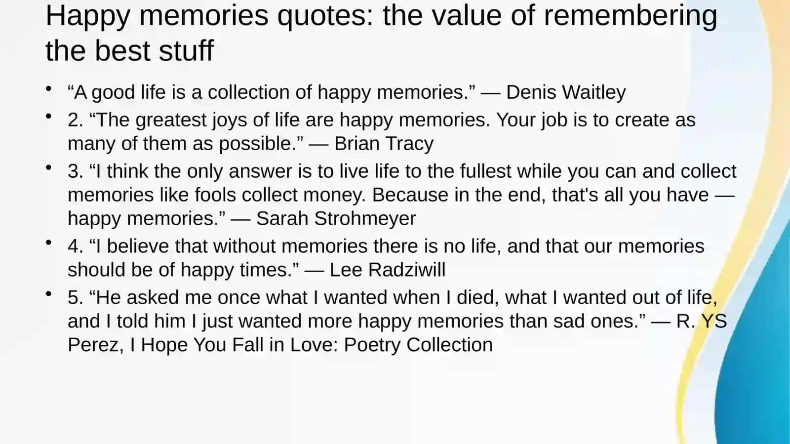 HAPPY MEMORIES 3
