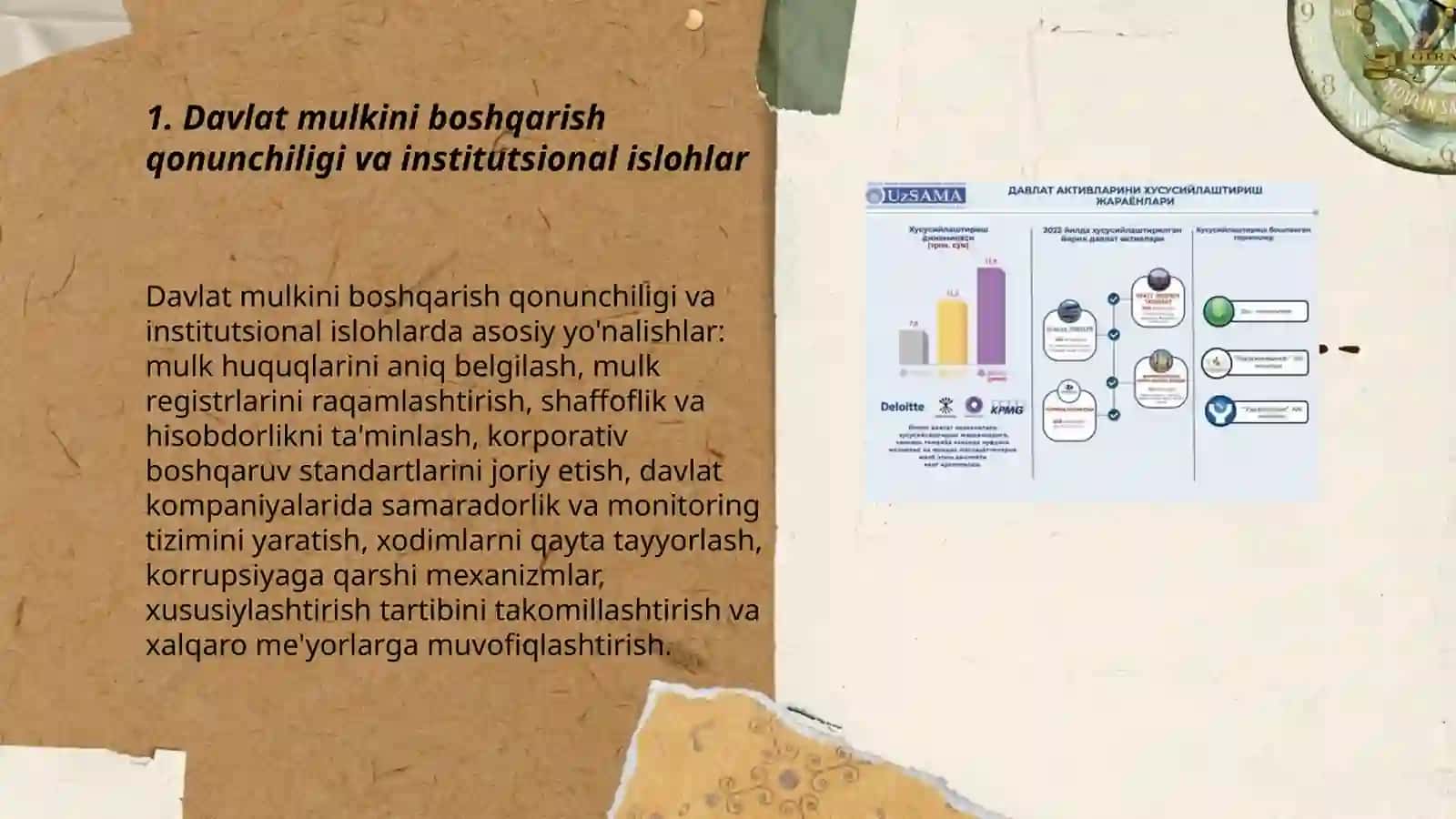 Davlat mulkini boshqarish tizimini takomillashtirish yo'nalishlari 3