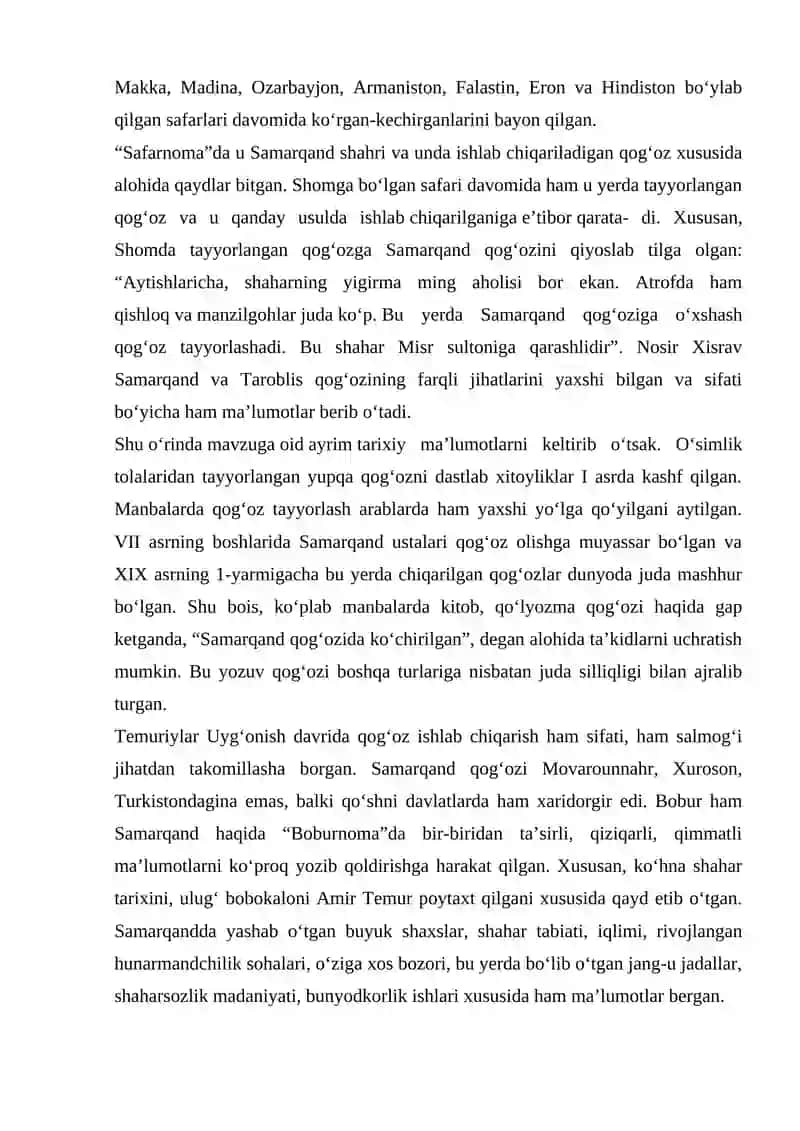 Safarnoma va Sayohatnoma turkumidagi asarlar 3