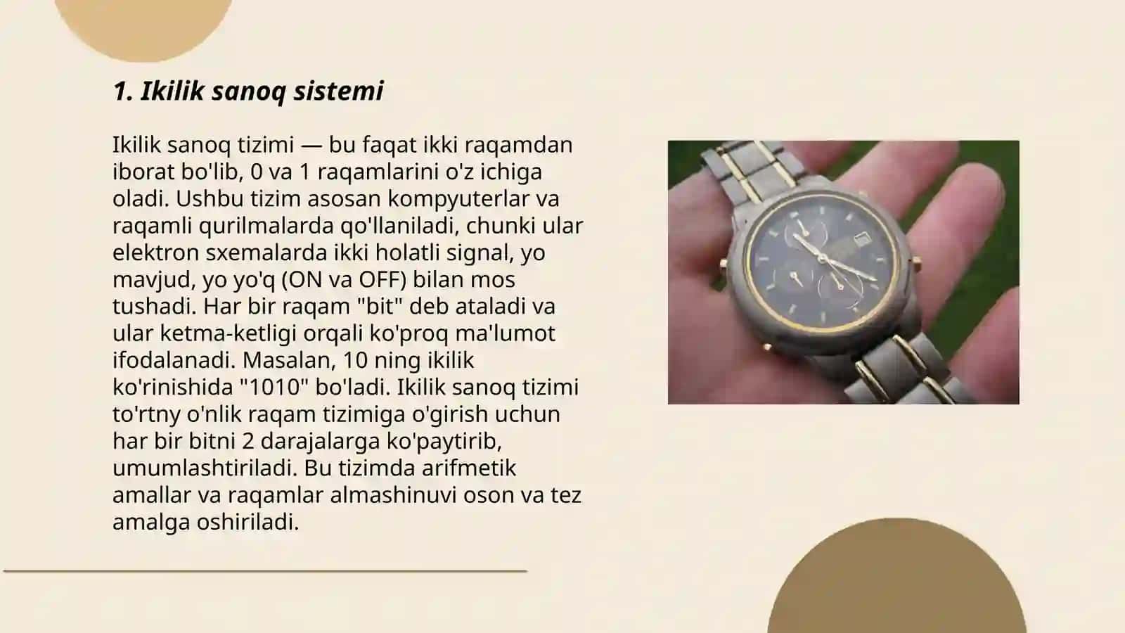 O'ndan farqli pozitsionsanoq sistemalari 3