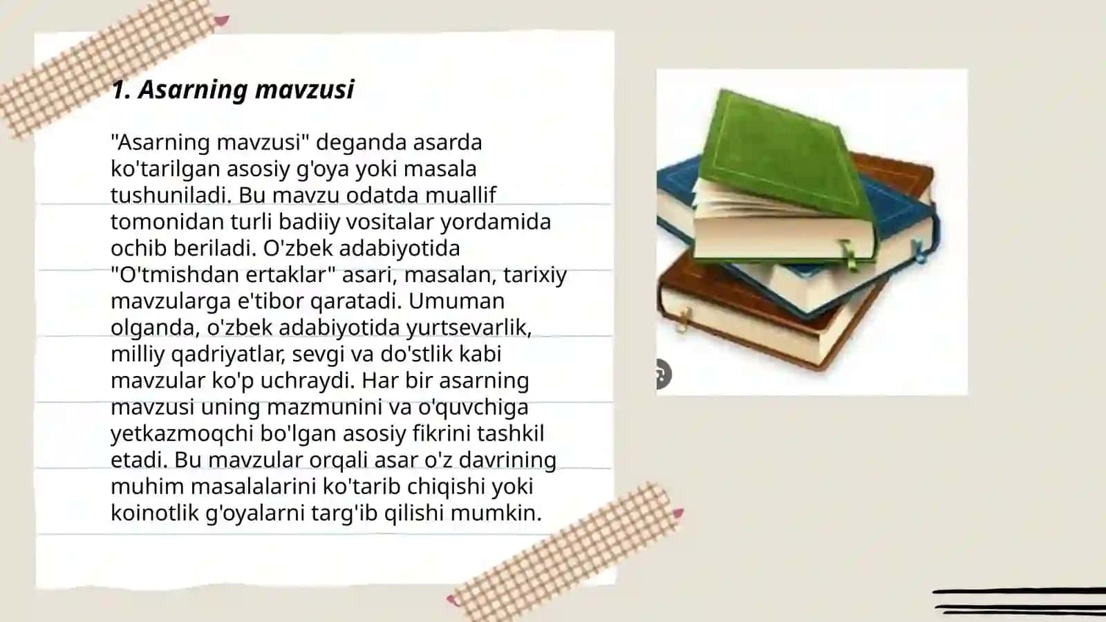 Badiiy asar kompozitsiyasi 3