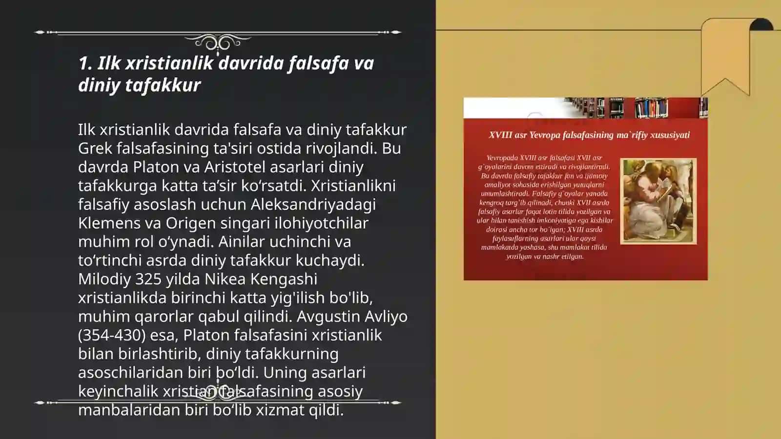 Ilk xristianlik tarixi falsafasi 3