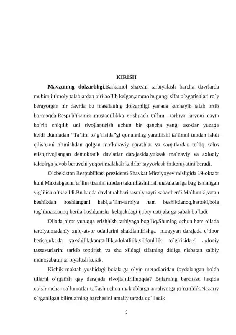 Bolalar pedagogikasi 3