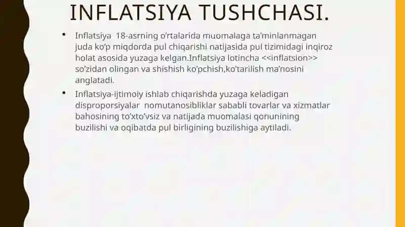 Inflyatsiya va unga qarshi kurash 3