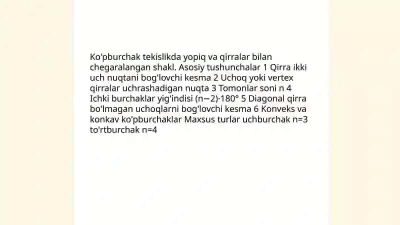 Ko'pburchaklar 3