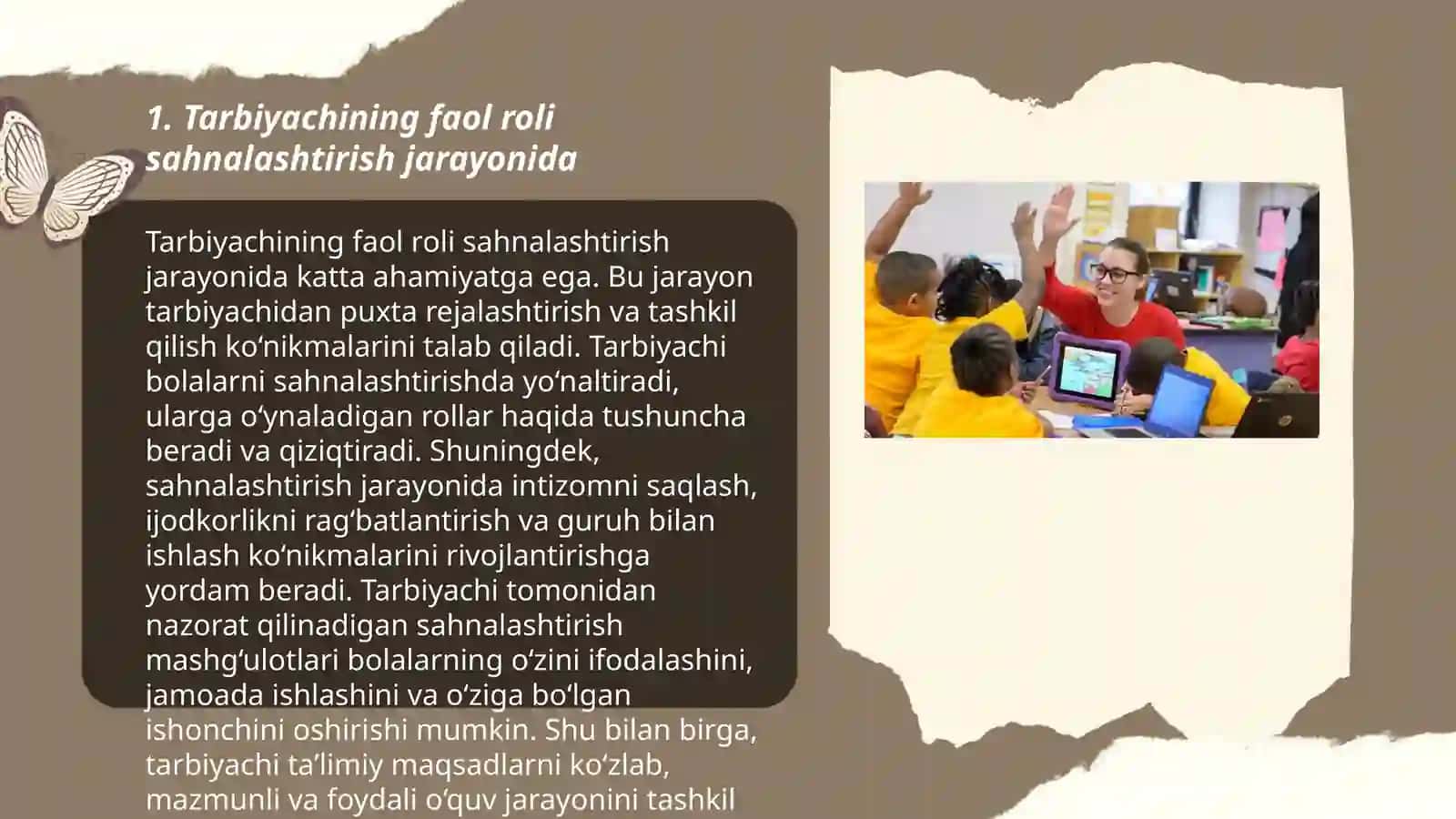Maktabgacha taʼlim tashkilotida sahnalashtirishda tarbiyachining roli 3