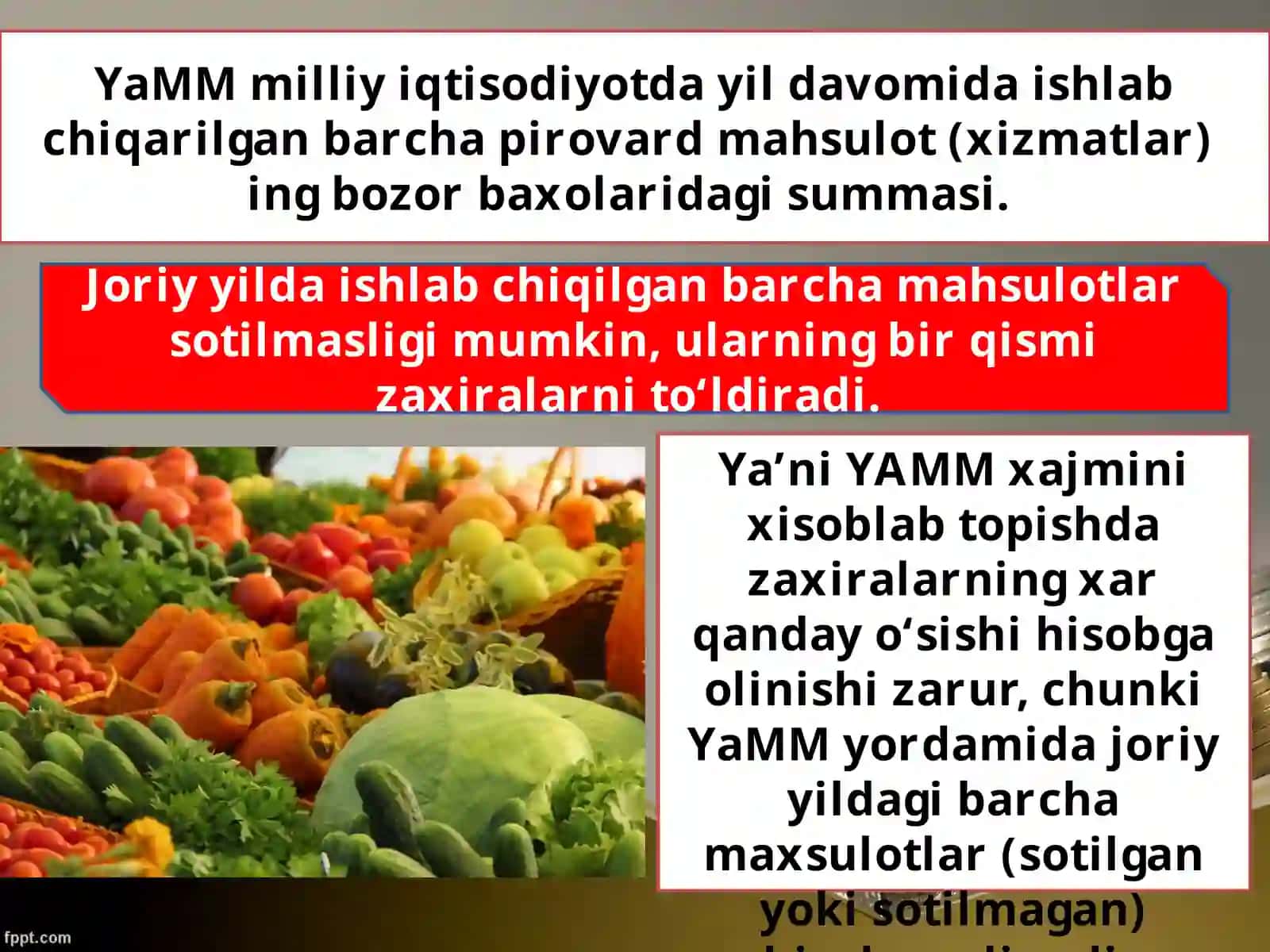Yalpi milliy maxsulot (YaMM)-millliy xoʻjaliklar 3