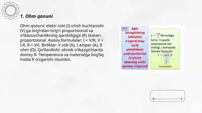 Tok qonunlari 3