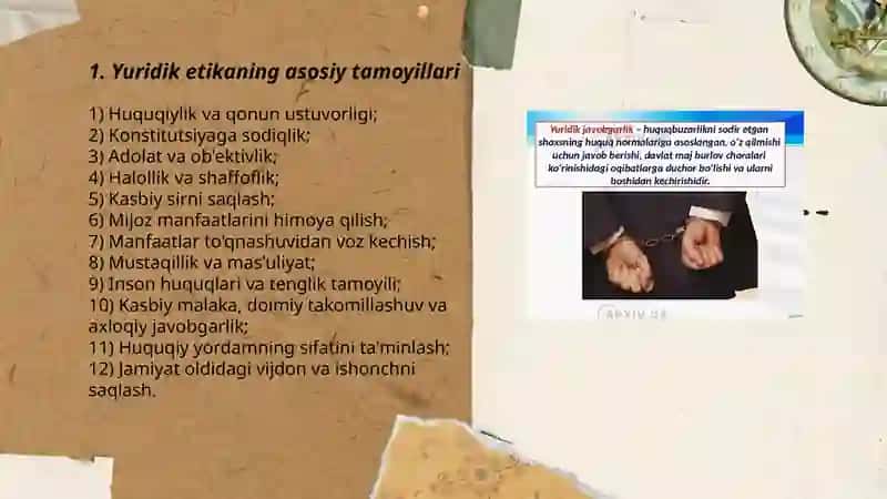 Yuridik etika va kasbiy javobgarlik 3
