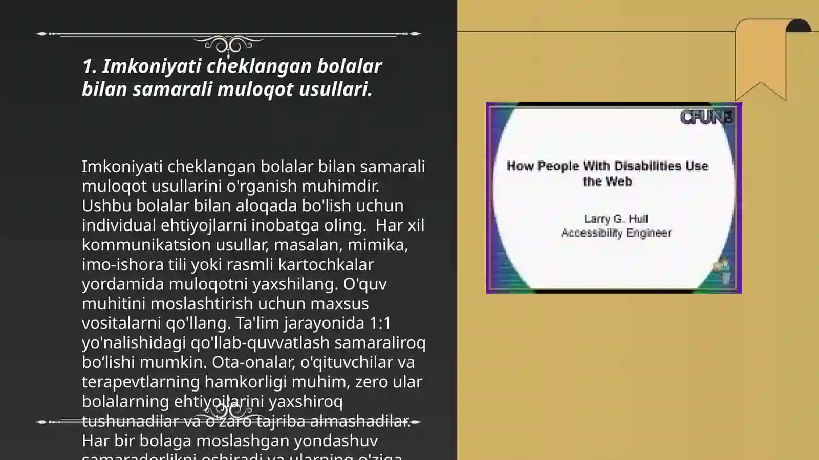 Imkoniyati cheklangan bolalar bilan samarali muloqot usullari 3