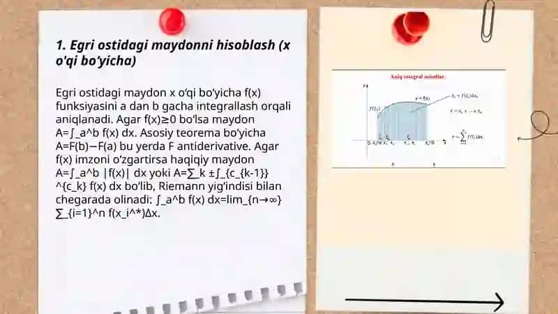 Aniq integralning geometrik tatbiqlari 3