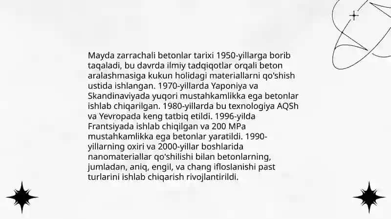 Mayda zarrachali betonlar 3