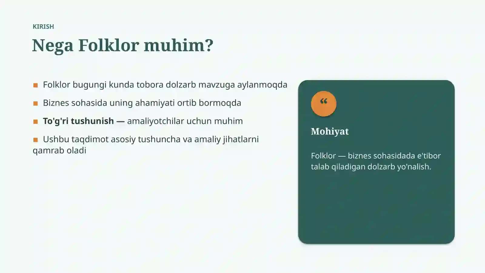 Folklor Etik va Axloqiy Masalalari 3