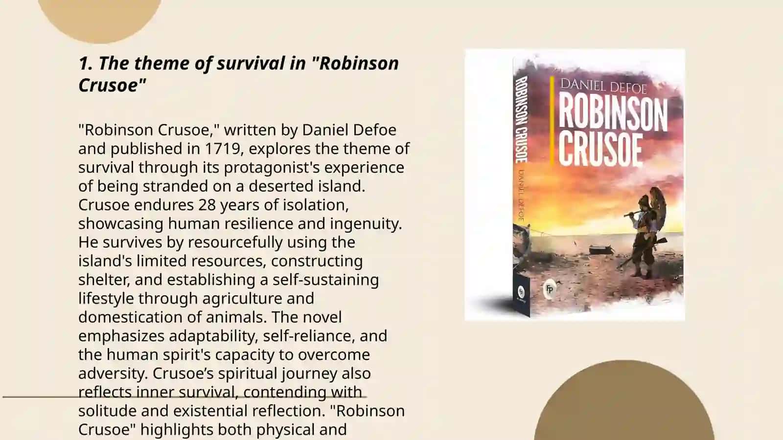 Daniel Defoe "Robinson Crusoe" 3