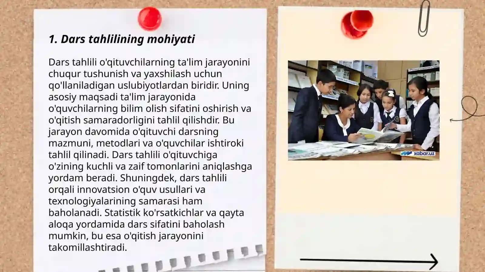 Dars tahlili va ularning turlari 3